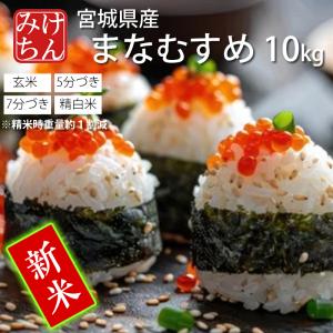 お米 10kg 宮城県産 まなむすめ 令和3年産 送料無料｜kome-toukoku