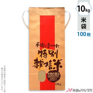 米袋 10kg用 銘柄なし 100枚セット KH-0512 特別栽培米 愛情｜komebukuro