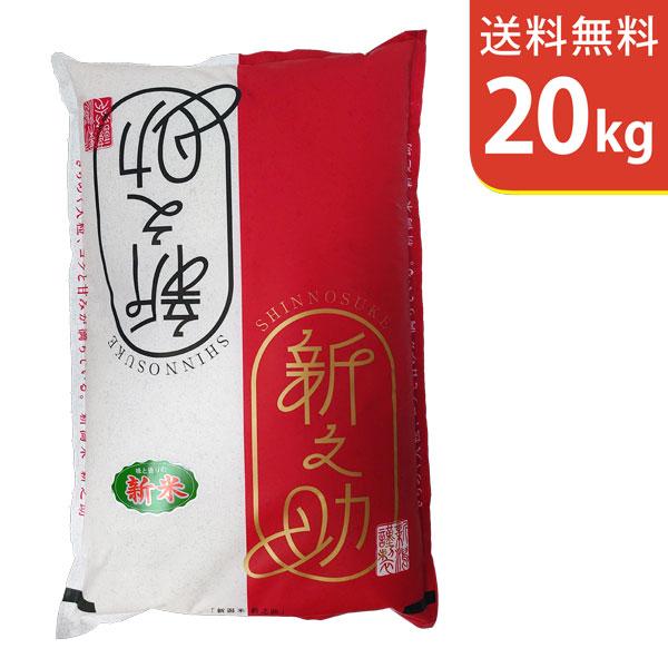【送料無料(北海道・九州・沖縄除く)】令和7年産 新米 新潟県産新之助 20kg