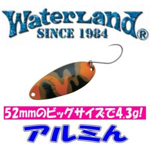 WaterLand（ウォーターランド） アルミん 4.3g 市松カラー メール便可