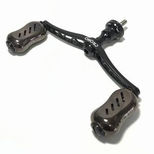 WaterLand（ウォーターランド） カーボンハンドルノブ LL ガンメタ