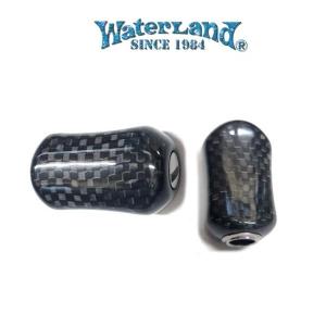 WaterLand（ウォーターランド） カーボンハンドルノブ LL ガンメタ