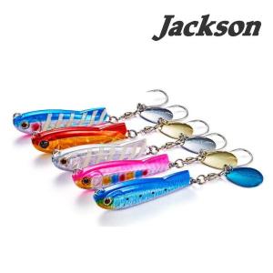 ジャクソン ジグ メタルエフェクト ブレード 40g KSG 黒の衝撃 : 釣具