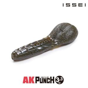 5)一誠 issei AKパンチ 3.3インチ (ブラックバスルアー) ワーム 【Σ01