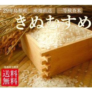新米 お米 きぬむすめ 島根産 【平成29年産】 検査一等米...