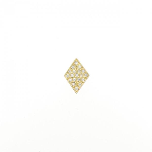 ビジュードエム トランプ ダイヤ ピアス 0.09CT 片耳