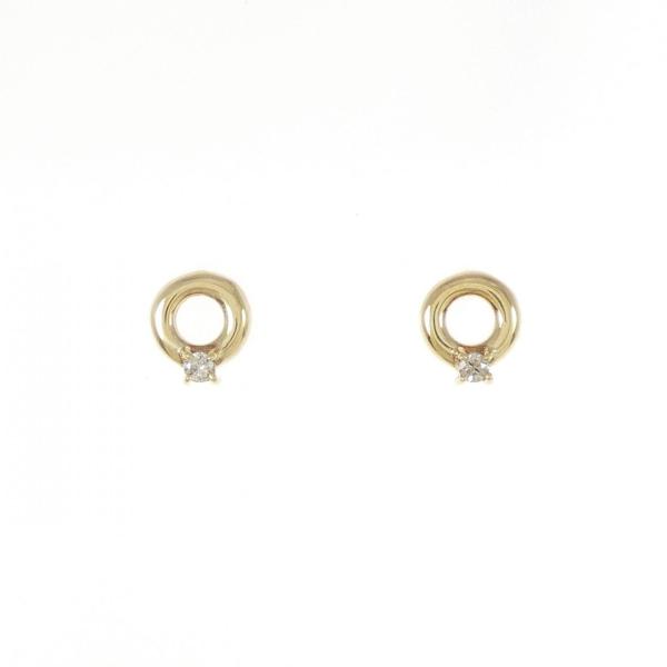 K18YG ダイヤモンド ピアス