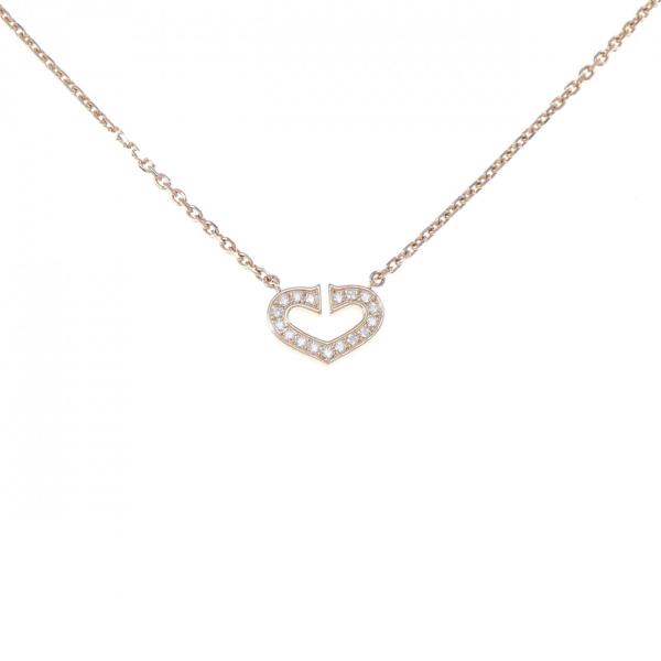 カルティエ Cハート ネックレス