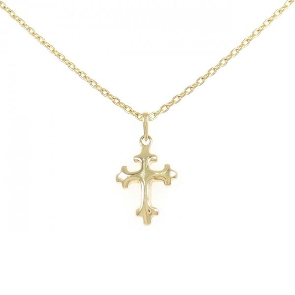 K18YG クロス ネックレス