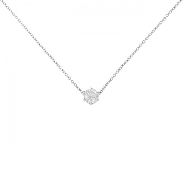 PT950/PT850 ソリティア ダイヤモンド ネックレス 0.301CT D VS1 3EXT