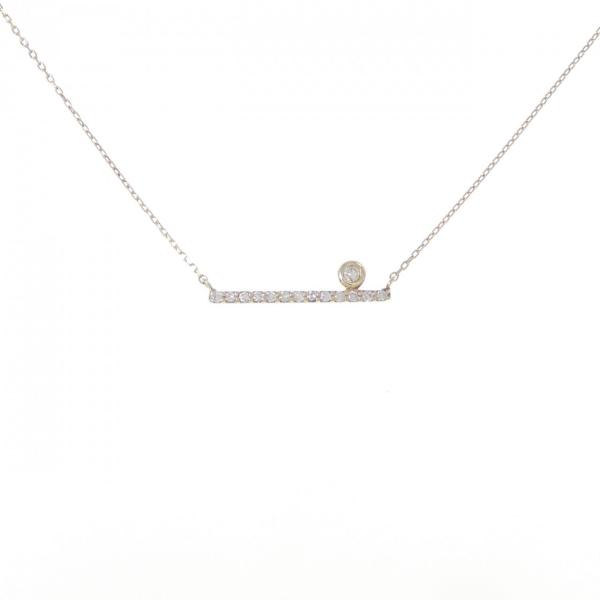 K10YG ダイヤモンド ネックレス 0.09CT