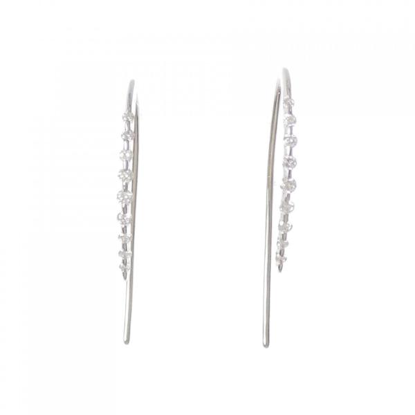 PT950 ダイヤモンド ピアス 0.20CT