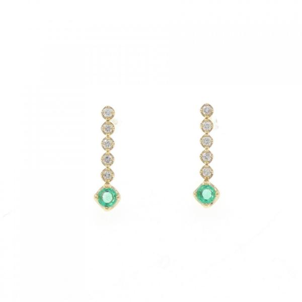 リラ エメラルド ピアス