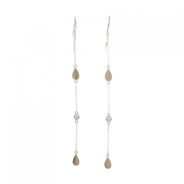 K18YG ダイヤモンド ピアス