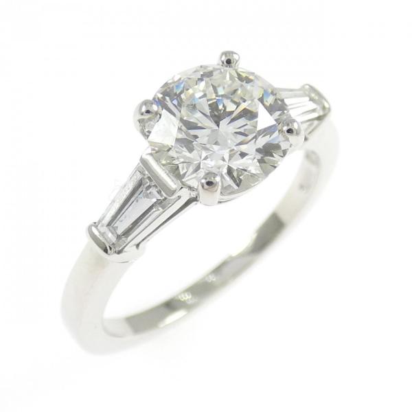 ブルガリ グリフサイドテーパーダイヤ リング 1.20CT H VVS2 3EXT