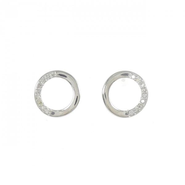 PT900 ダイヤモンド ピアス 0.066CT