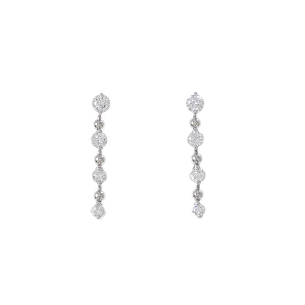 PT900 ダイヤモンド ピアス 0.50CT