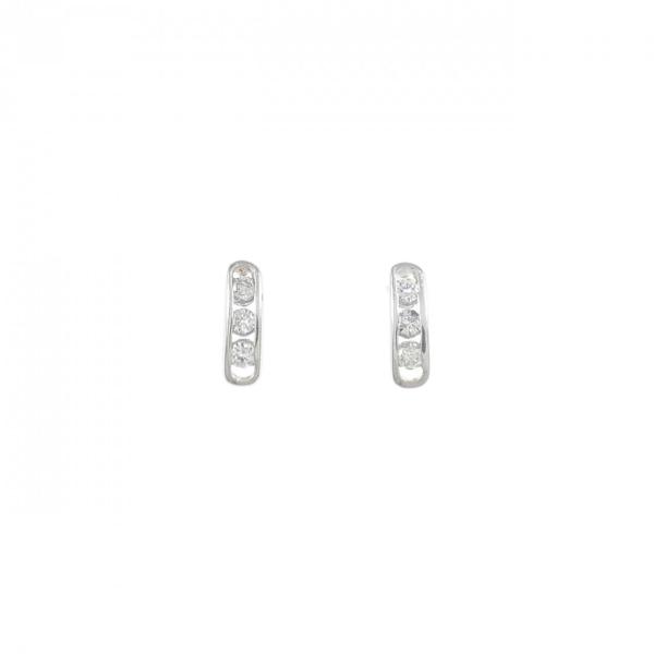 PT900 ダイヤモンド ピアス 0.06CT
