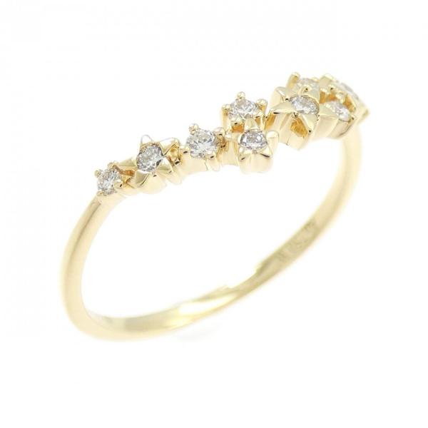 750YG ダイヤモンド リング 0.11CT