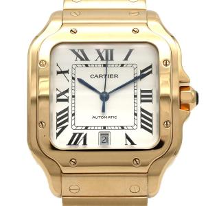 カルティエ サントスドゥカルティエLM YG WGSA0029 YG 自動巻