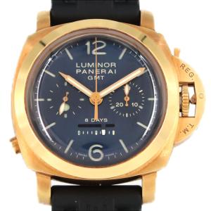 パネライ ルミノール1950 8デイズクロノモノプルサンテGMT PAM00277 PG・RG 手巻