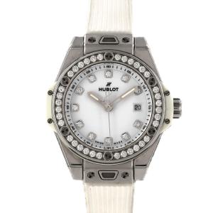 ウブロ ビッグバンワンクリックスチールホワイトダイヤモンド 485.SE.2210.RW.1204 SS 自動巻