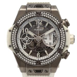 ウブロ ビッグバンウニコチタニウムホワイトダイヤモンド 441.NE.2010.RW.1104 TI 自動巻