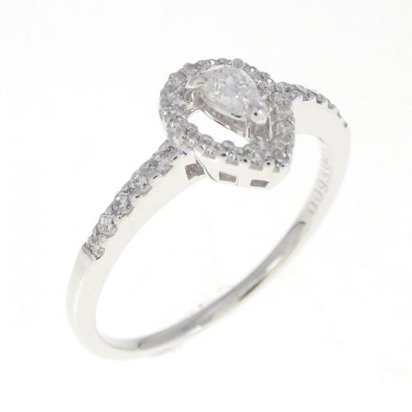 K14WG ダイヤモンド リング 0.093CT
