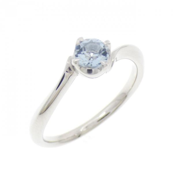 4゜C アクアマリン リング