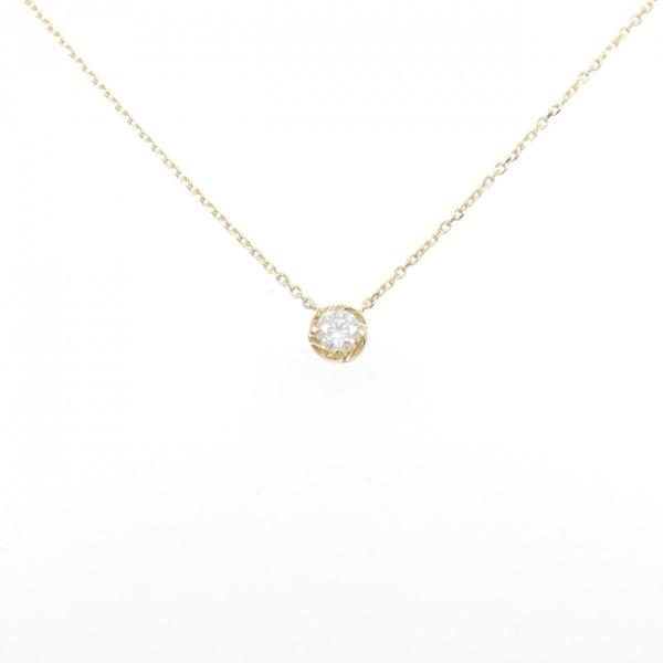 K18YG ダイヤモンド ネックレス 0.31CT F SI1 3EXT