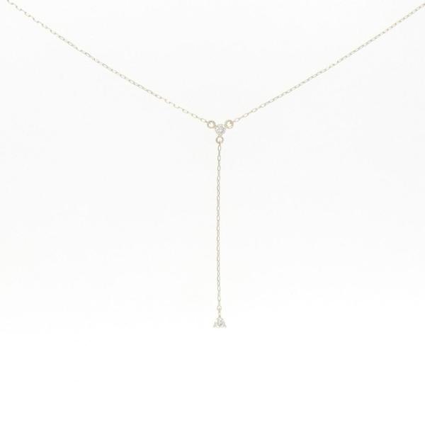 K10YG ダイヤモンド ネックレス 0.03CT