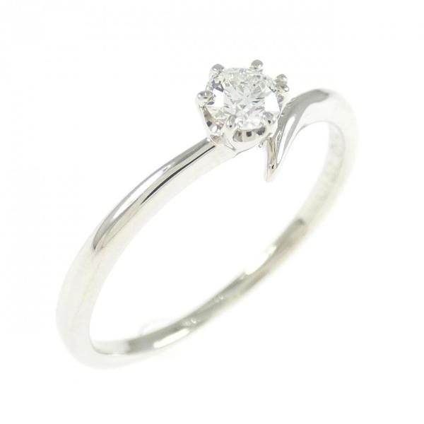 PT900 ダイヤモンド リング 0.157CT F SI1 EXT