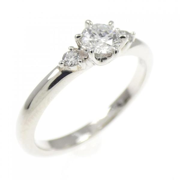 PT950 ダイヤモンド リング 0.204CT D IF 3EXT H&amp;C