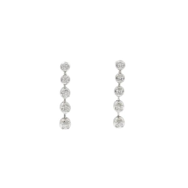 PT950 ダイヤモンド ピアス 0.20CT