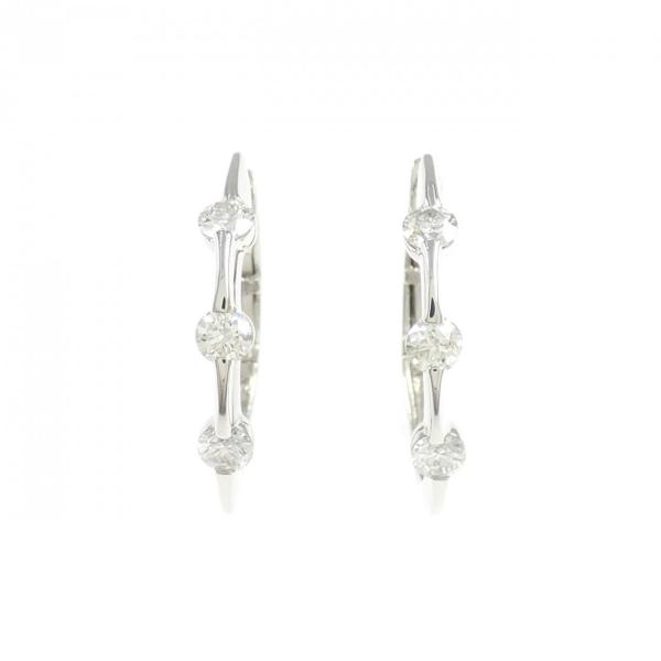 PT900 ダイヤモンド ピアス 0.50CT