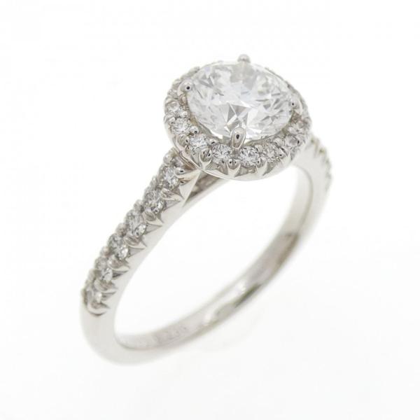 PT950 ダイヤモンド リング 0.693CT G VS1 3EXT H＆C