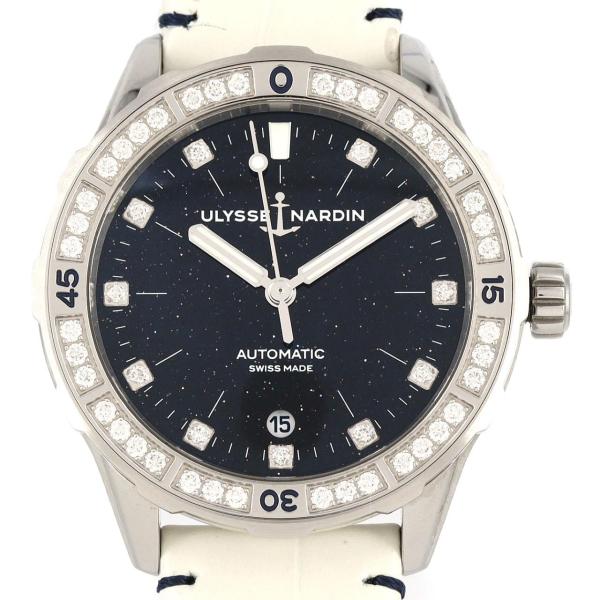 ユリス・ナルダン ダイバースターリーナイト 8163-182B1-3A/1A SS 自動巻
