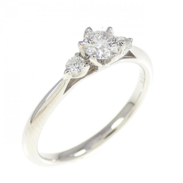 PT950 ダイヤモンド リング 0.23CT D VVS1 3EXT