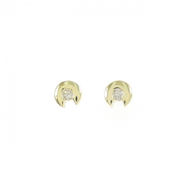 K18YG ダイヤモンド ピアス