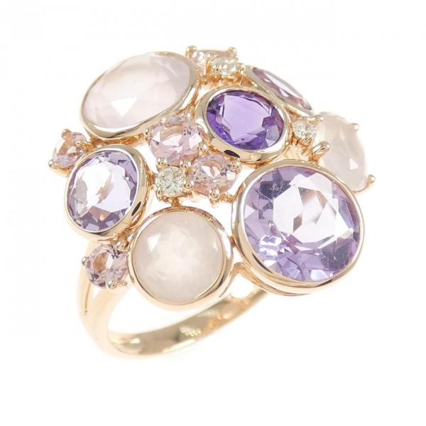 750PG カラーストーン リング