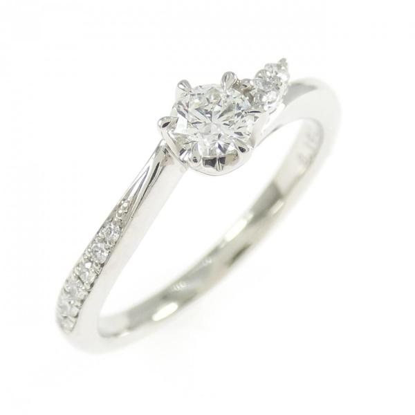 PT950 ダイヤモンド リング 0.192CT F VVS1 3EXT H&amp;C