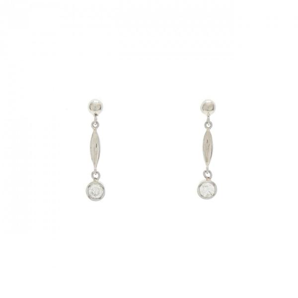 PT900 ダイヤモンド ピアス 0.16CT