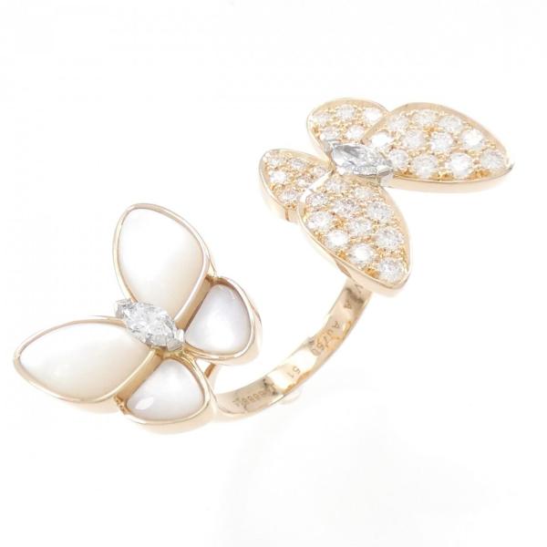 ヴァンクリーフ&amp;アーペル ドゥ パピヨン アントレ レ ドア リング