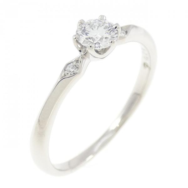 PT950 ダイヤモンド リング 0.24CT D IF 3EXT