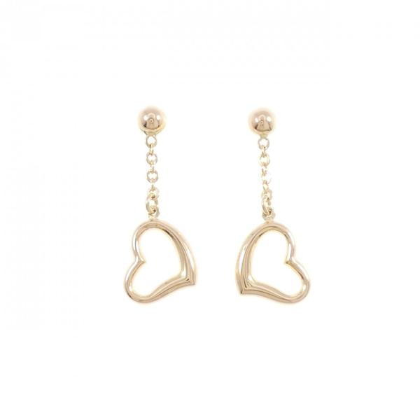 K18PG ハート ピアス