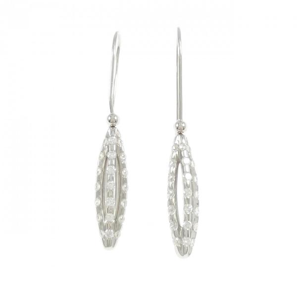 750WG ダイヤモンド ピアス