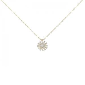 4℃ ヨンドシー K18PG ピンクゴールド ネックレス ダイヤモンド ダブル