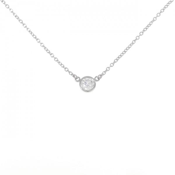 ティファニー バイザヤード ネックレス 0.20CT F VS2 3EXT