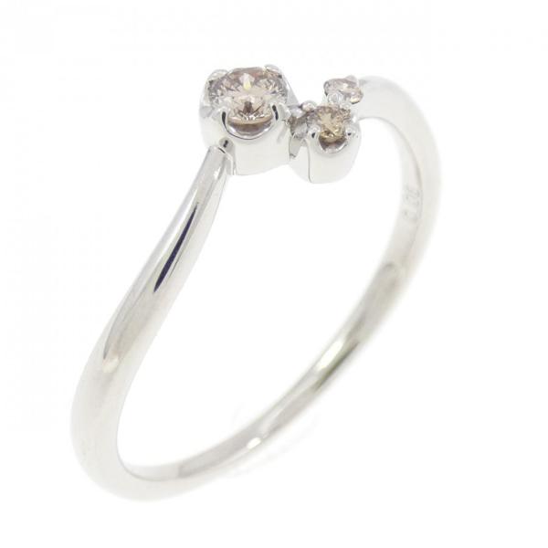PT950 ダイヤモンド リング 0.06CT