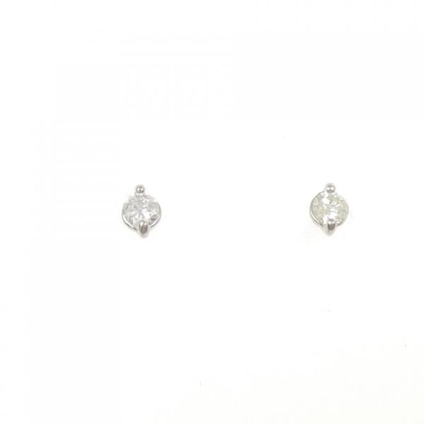 PT900 ダイヤモンド ピアス 0.16CT